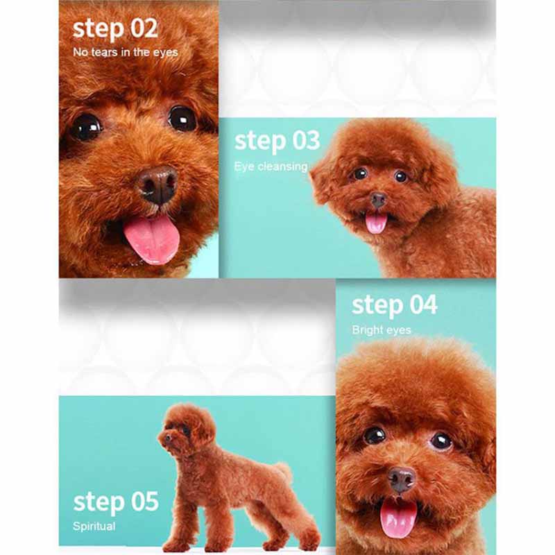 130 pcs/box Pet Eye Wipes Pet Tear Stain Cleaning Tissue Portable Tear Scar Removal Wipes