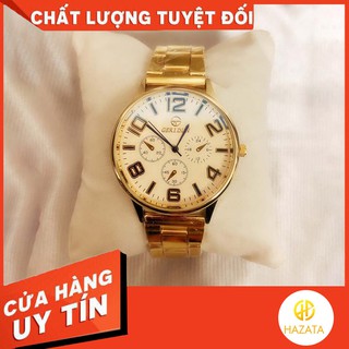 Đồng hồ nam mạ vàng 18k cao cấp geridum