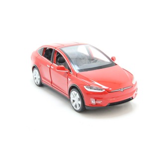 MÔ HÌNH XE XE MÔ HÌNH TESLA MODEL X RED 1:32 PROSWON