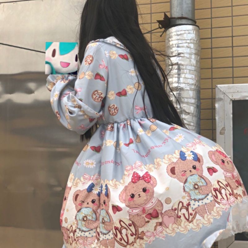 ĐẦM BÚP BÊ LOLITA KÈM NƠ 🎀 PHONG CÁCH CÔNG CHÚA