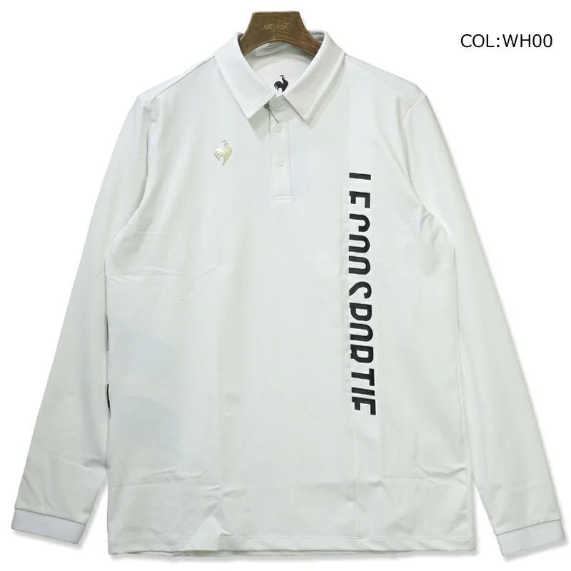 Áo Polo dài tay Le coq Golf Nam - QGMSJB25-WH00