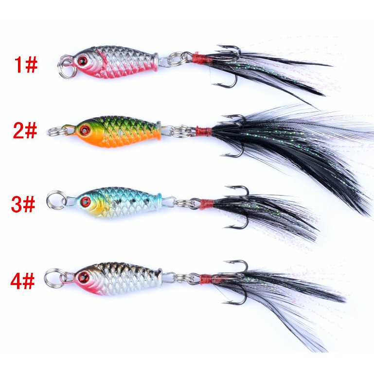 1 Mồi Câu Cá Mini Bằng Chì 3.2cm / 5g