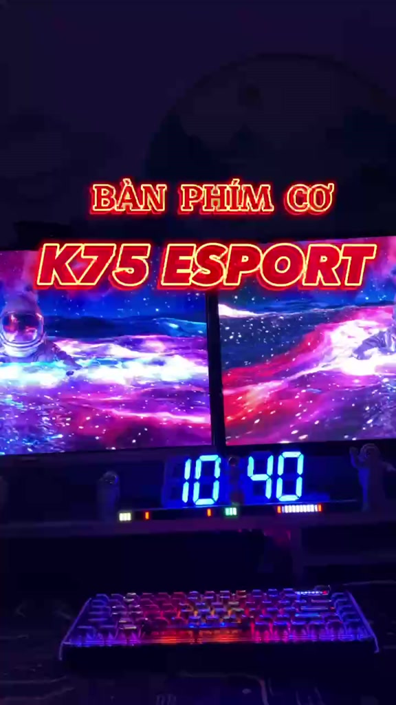 Bàn Phím Cơ Máy Tính Trong Suốt Gaming Ziyou K75 LED Pro RGB White Switch Có HOTSWAP | BigBuy360 - bigbuy360.vn