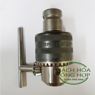 Đầu chuyển bulong sang đầu kẹp mũi khoan 13ly khóa tay