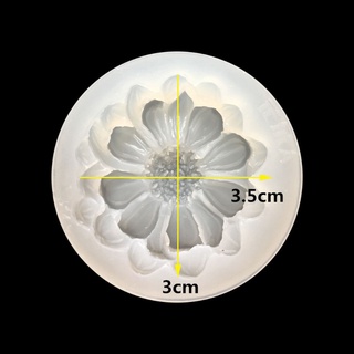 Khuôn Silicon Hoa Cúc 3D