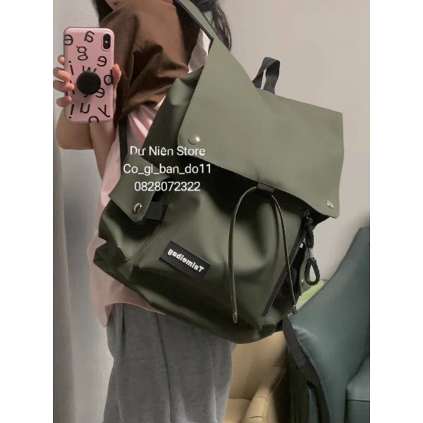 (Hàng Sẵn) Balo Thời Trang Nam Nữ Vải Oxford Màu Trơn.