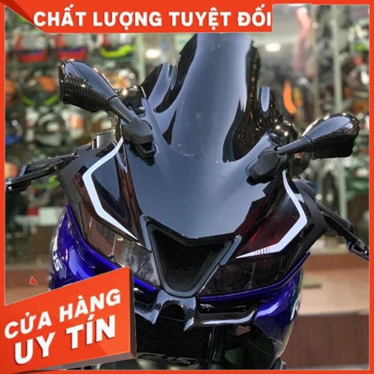 Kính gió dragon 2 tầng yamaha r15 r15v3 zero gravi sale