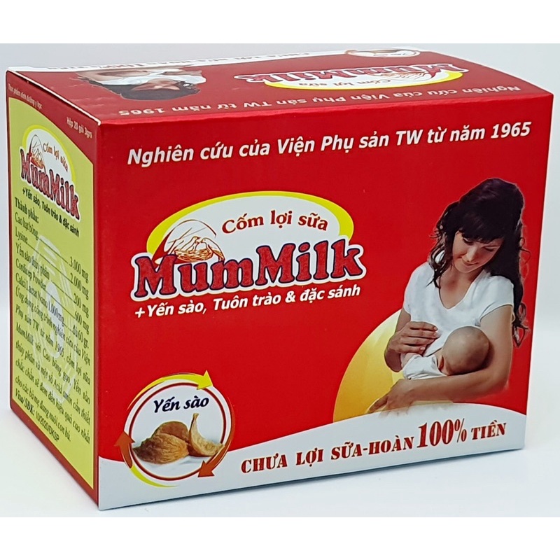 CỐM LỢI SỮA MUMMILK YẾN SÀO - 20 gói x 3g