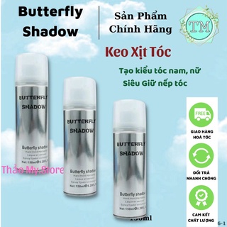 Gôm Xịt Tóc, Keo Xịt Tóc Butterfly Shadow (Keo Bạc) - Chính Hãng Loại1- 150ml