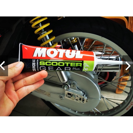 COMBO dầu MOTUL SCOOTER POWER LE 5W40 0,8L + láp motul cho xe ga