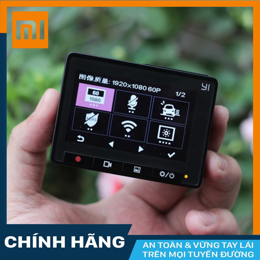 Camera hành trình Xiaomi Yi độ nét 2K cho xe ô tô có  Wifi, Tiếng Anh + KM thẻ nhớ | BigBuy360 - bigbuy360.vn