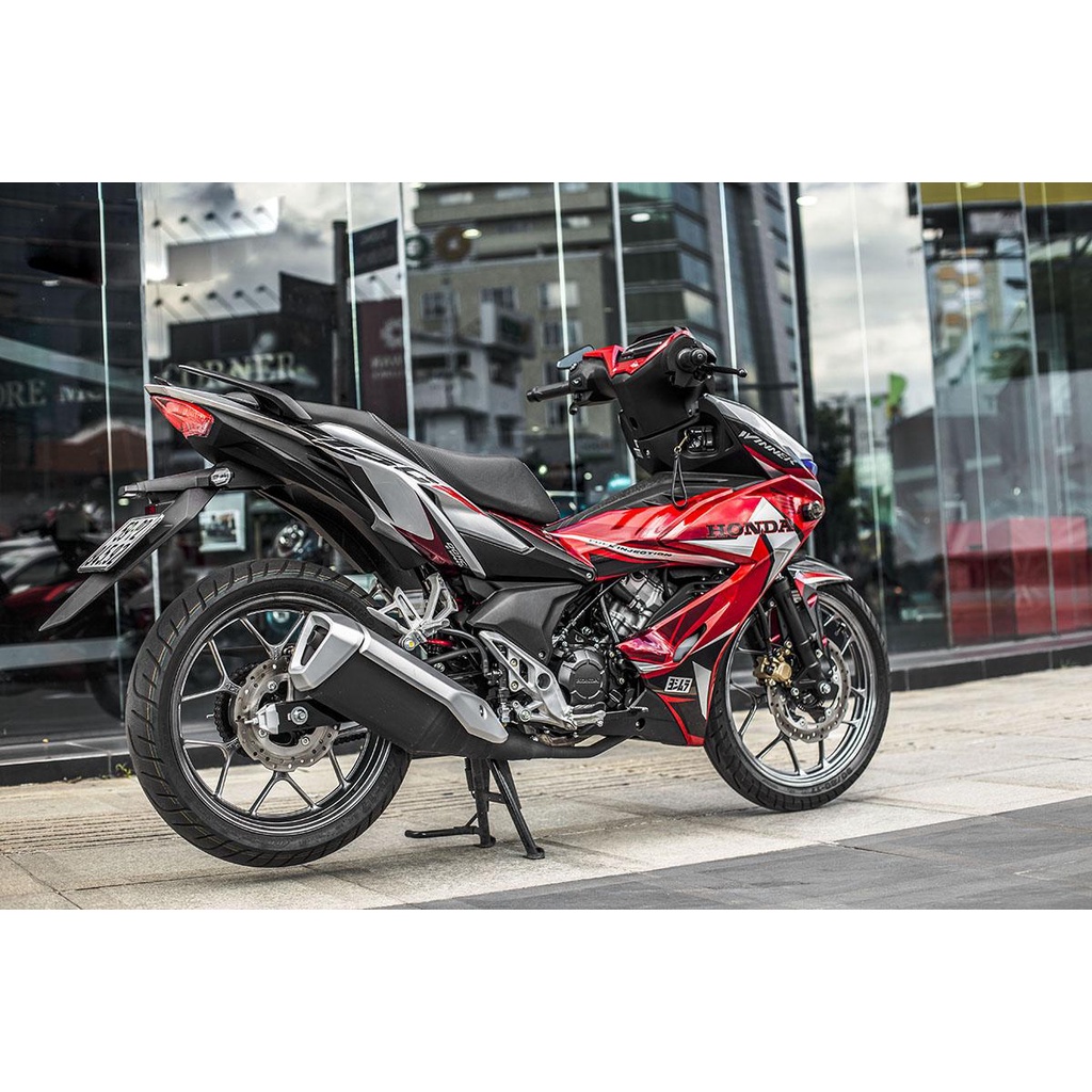 Tem trùm winner X đỏ đen phá cách  - Tem xe máy thiết kế theo yêu cầu - Tem trùm xe máy winner X rẻ đẹp chất