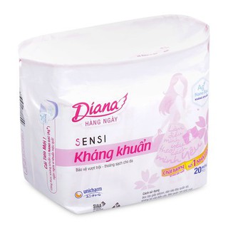 bvs diana hàng ngày mặt bông 20(combo 2 gói)
