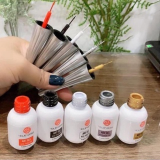 Cọ nét gel Hoa hồng , cọ nét vẽ móng