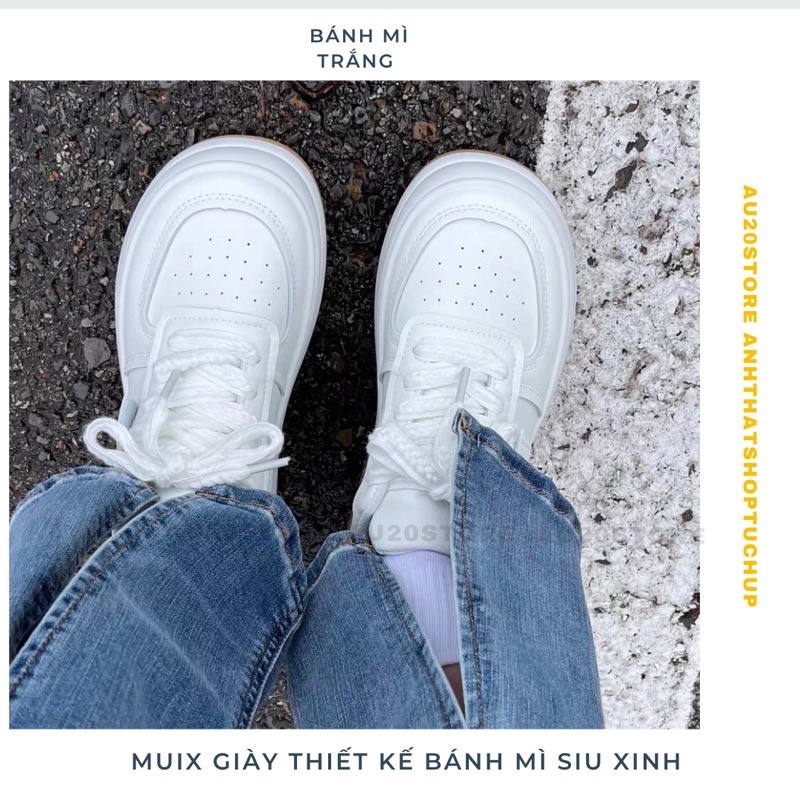 Giày Thể Thao Sneaker Nữ 𝗨𝗹𝘇𝘇𝗮𝗻𝗴 𝗕𝗔́𝗡𝗛 𝗠𝗜̀ 𝗧𝗿𝗲𝗻𝗱𝗶𝗻𝗴 HOT Nhất Phong Cách Cute
