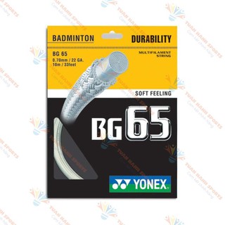 Dây Đan Vượt Cầu Lông Yonex Bg 65 ( Trắng )
