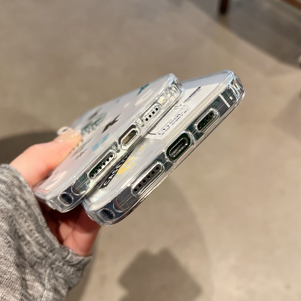 Ốp Điện Thoại TPU Màu Laser Họa Tiết Starbucks Độc Đáo Chống Trầy / Rơi / Bụi Bẩn Cho IPhone 11 13 14 Pro Max XR X / XS XSMAX