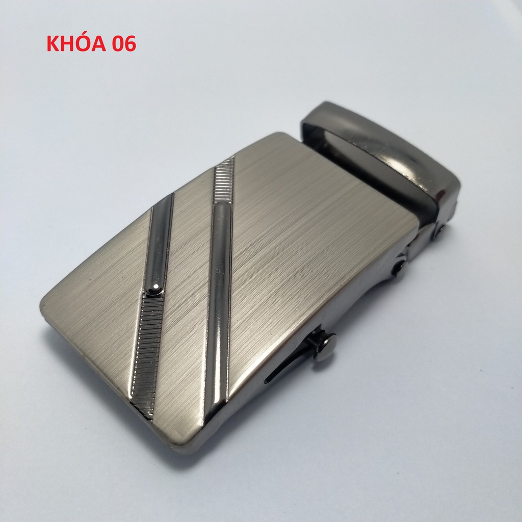 Mặt Khóa Thắt Lưng Nam - Mặt Lăn Bằng Hợp Kim Chống Gỉ Màu Xám Đen Cho Thắt Lưng < 3.7mm