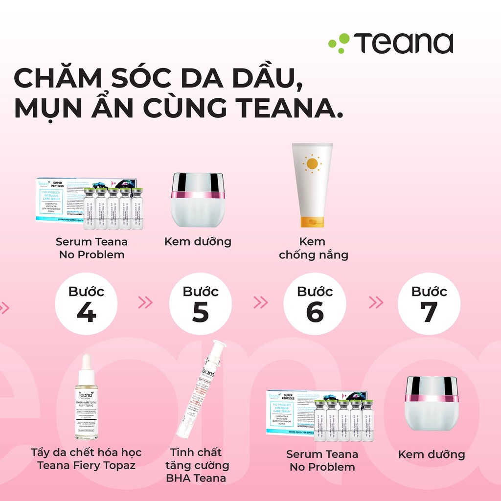 Serum Teana Blue Retinol Peel Da Căng Bóng Giảm Mụn, Làm Săn Chắc Mờ Thâm Nám Sẹo Và Trẻ Hoá Da 30ml