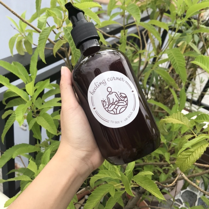 Dầu gội 100% thảo mộc Bồ Kết cô đặc - Organic shampoo - Healing Corner