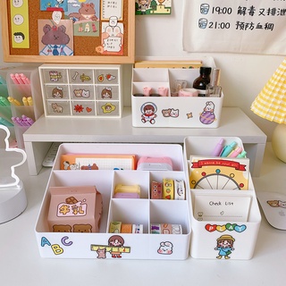 Kệ đựng dụng cụ nhiều ngăn trang trí góc học tập