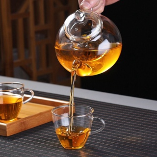 Set bộ ấm trà + bếp nến thuỷ tinh
