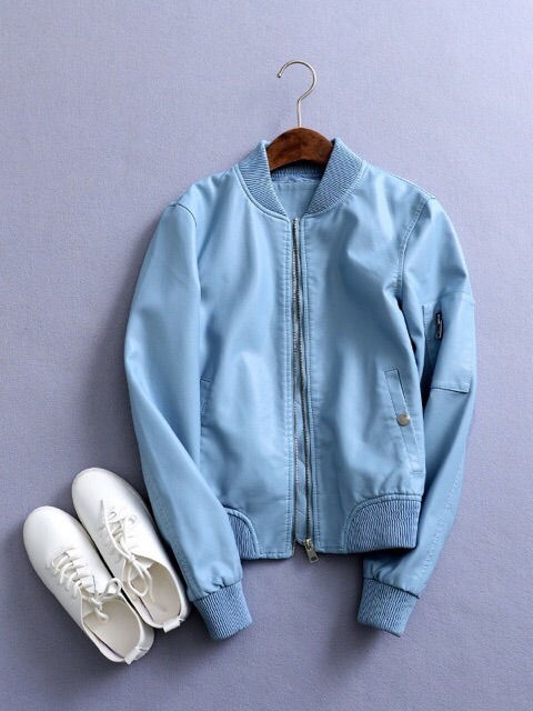 Áo khoác boomber da