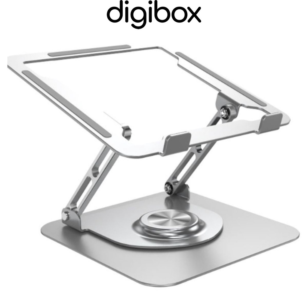 Giá đỡ để laptop stand notebook, máy tính xách tay F147 hợp kim nhôm có thể tháo rời kiêm tản nhiệt, chân đế xoay 360 độ