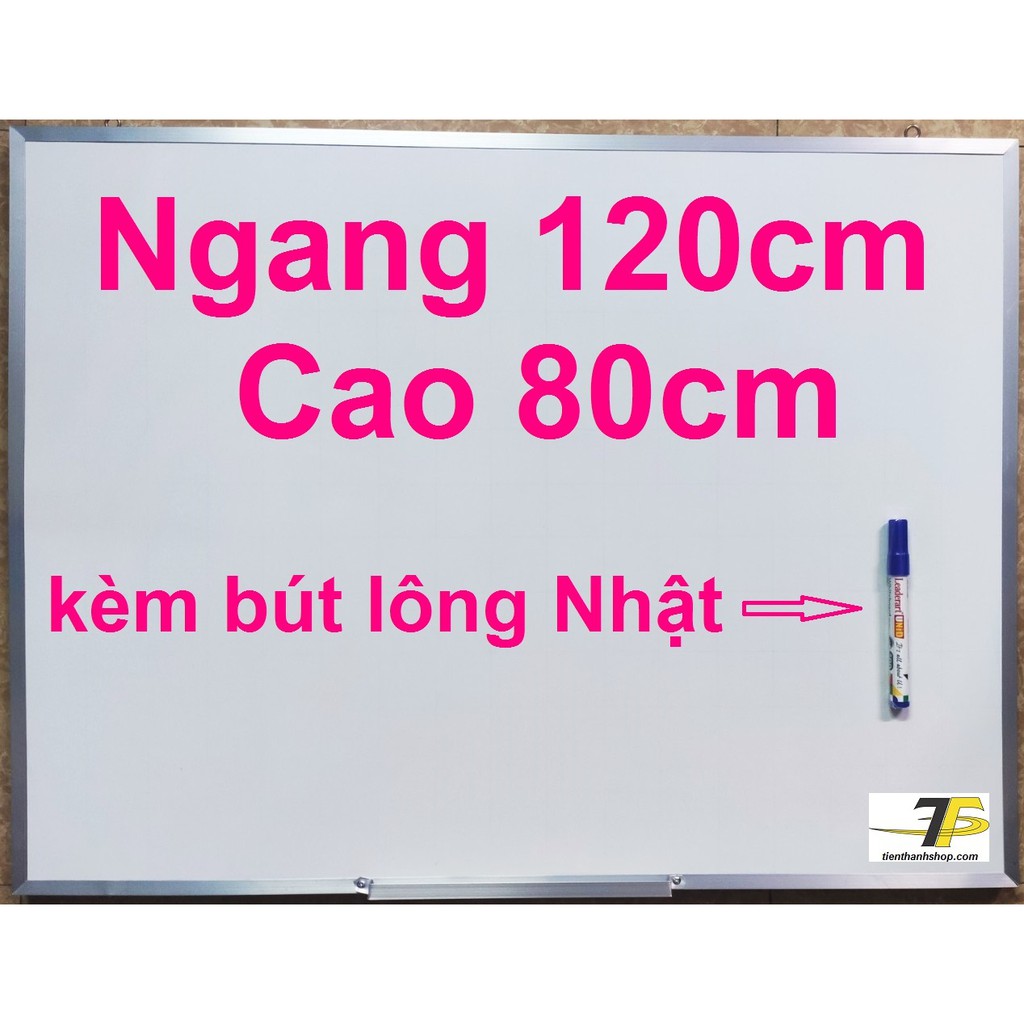 Bảng mica viết bút lông 80 x 120cm treo tường kèm 01 bút lông Nhật