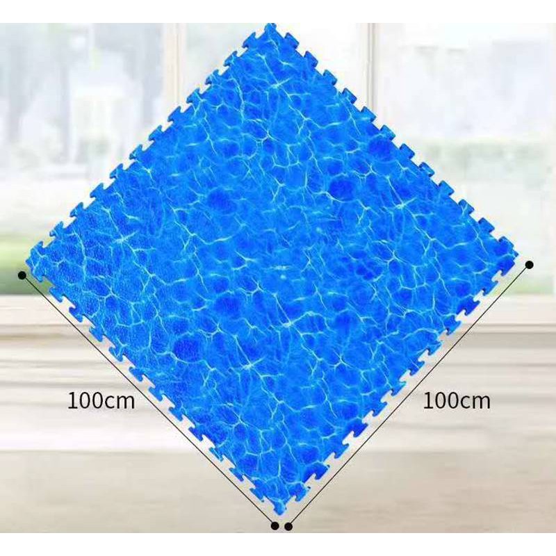 Xốp trải sàn 3d vân sóng biển dầy 2cm 1m*1m cao cấp