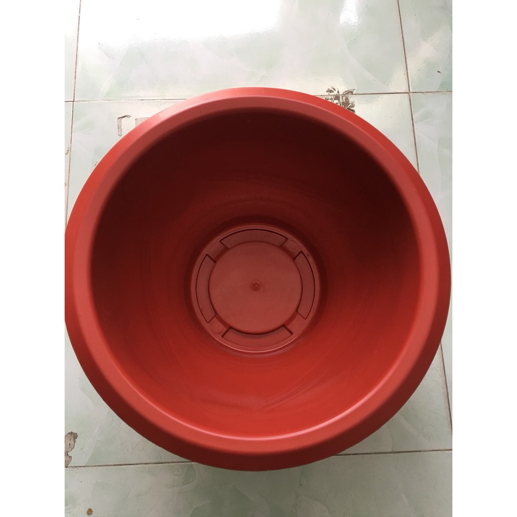 Combo 2 Chậu nhựa vuông, Chậu Nuôi Cá, trông sen, Trồng thủy canh Có van thoát nước size lớn 36cm