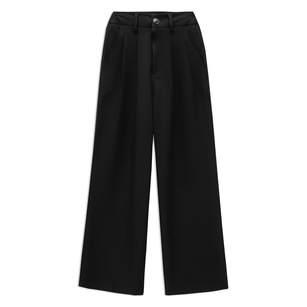 Quần Dài Nữ Straight Basic , Chất Vải Cotton Lạnh Thoải Mái , WQD000046 ,SOMEHOW