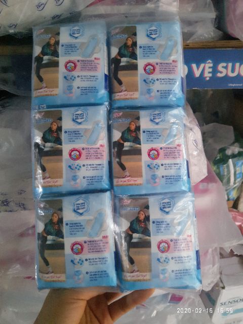 Combo 6 gói Diana Sensi Cool Fresh mỏng cánh