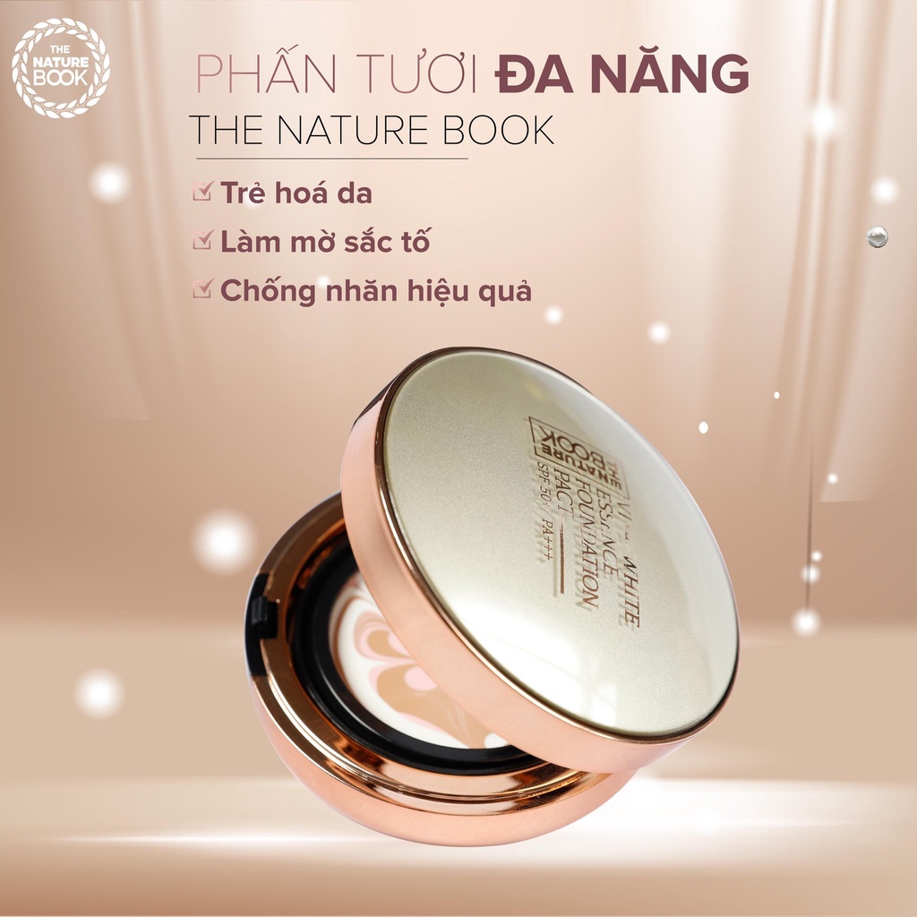 Phấn Tươi Đa Năng The Nature Book Vita White Essence Foundation Pact | BigBuy360 - bigbuy360.vn