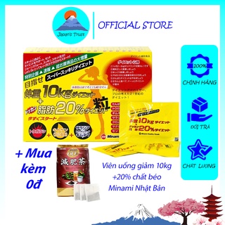[Minami] Viên uống giảm cân 10kg + 20% chất béo Minami Healthy Foods Japan Nhật Bản - Giá tốt - Hàng chính hãng
