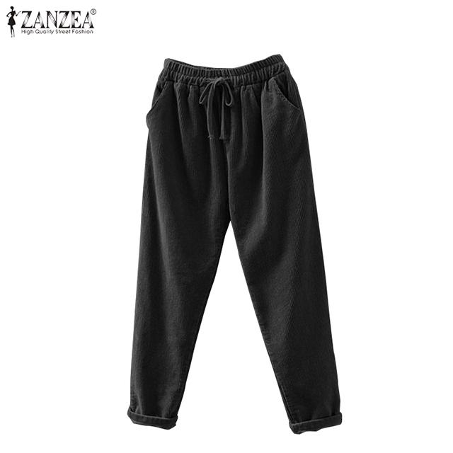 Quần Ống Rộng ZANZEA Thời Trang Dành Cho Nữ