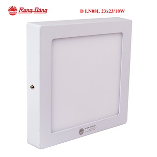 Đèn led ốp trần vuông 18w rạng đông - d ln08l chính hãng