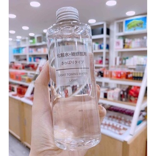 Nước hoa hồng muji light toning water light 200ml và 400ml