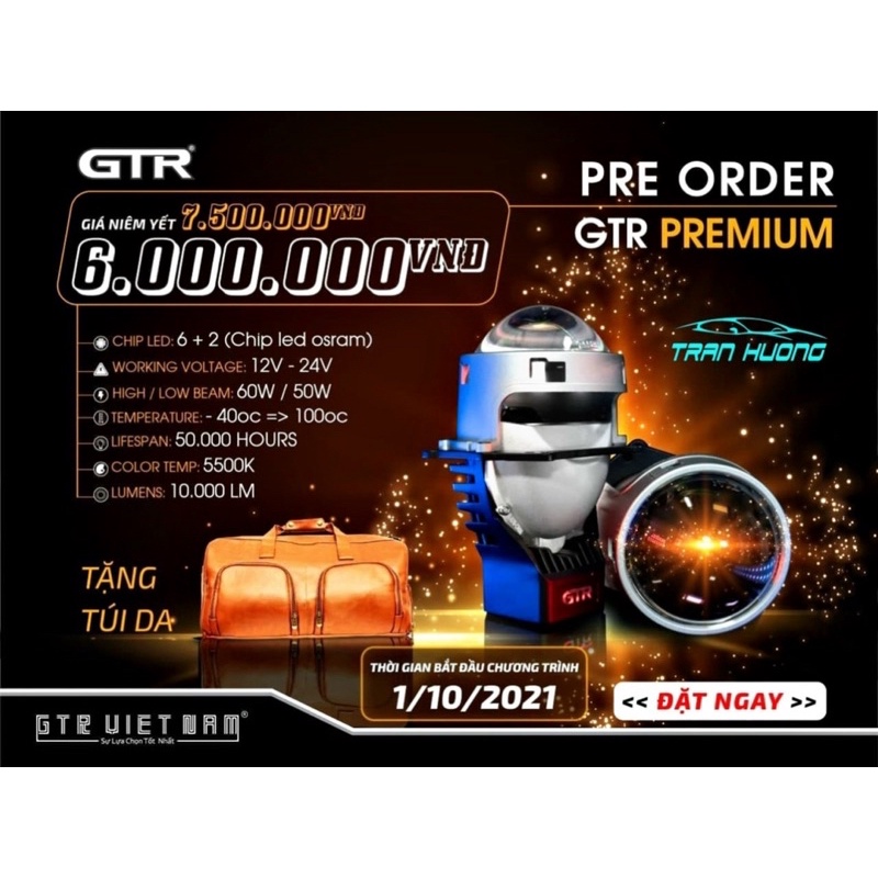 BI LED TĂNG SÁNG - GTR PREMIUM 2021