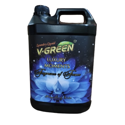 Nước giặt Vgreen 5 Lít hương Love Violet (siêu sạch, siêu thơm)