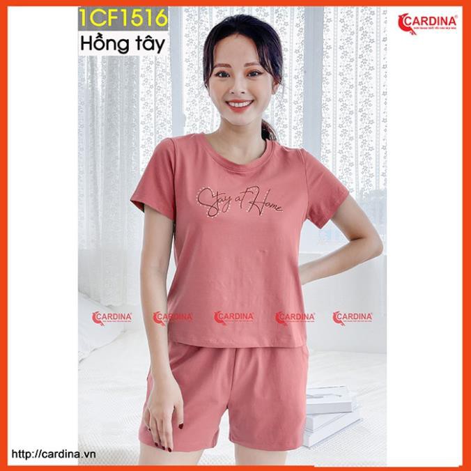 Đồ Bộ Mặc Nhà Nữ 𝐂𝐀𝐑𝐃𝐈𝐍𝐀 Chất Cotton Tre Mềm Mại Thoáng Mát Co Giãn Đa Chiều Cao Cấp Chính Hãng