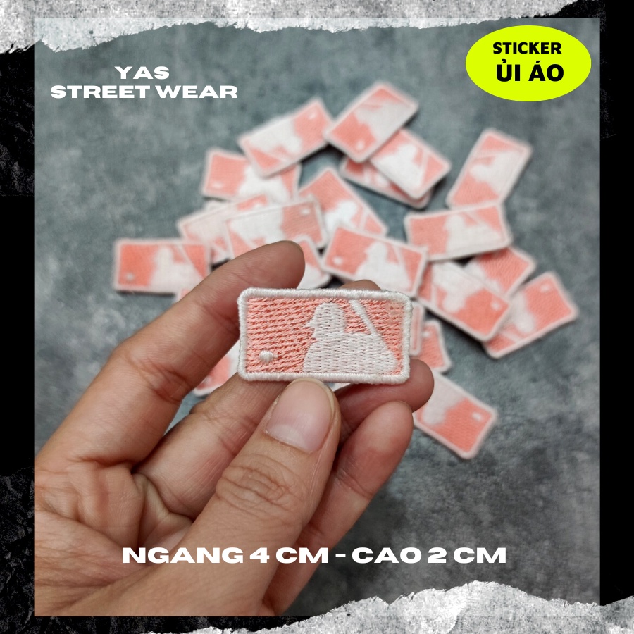 Sticker ủi áo cao cấp, miếng dán quần áo dùng làm Patch ủi, miếng vá quần áo, vá áo phao, trang trí BALO