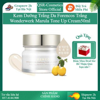Kem Dưỡng Trắng Da Forencos Trắng Wonderwerk Marula Tone Up Cream size mini 10ml/size 50ml - Chính hãng Hàn Quốc