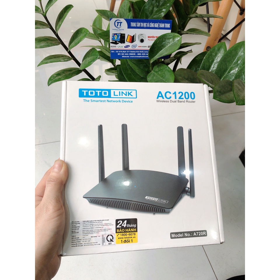 Bộ phát wifi Totolink A720R - Router băng tần kép AC1200