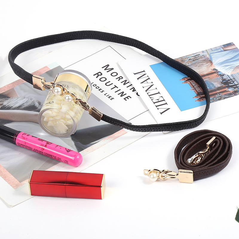 Thắt lưng phối hạt ngọc trai giả thời trang sang trọng cho nữ