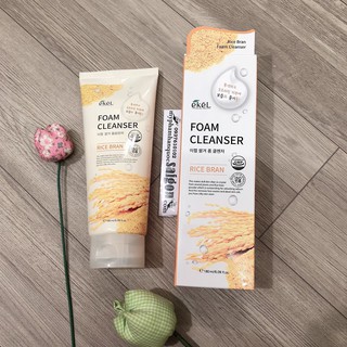 Sữa rửa mặt gạo Ekel Rice Bran Foam Cleanser 180ml