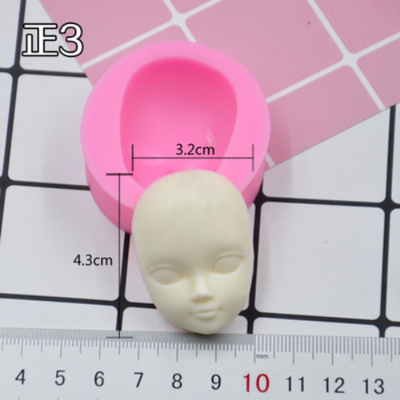 Khuôn Silicone Làm Bánh Hình Búp Bê Xinh Xắn