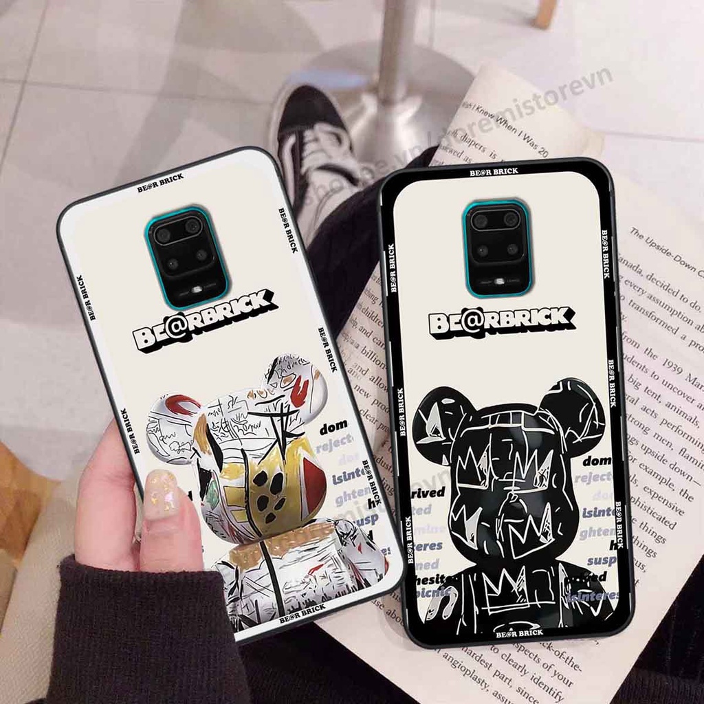 Ốp Xiaomi Redmi Note 9 / Note9s / Note 9 Pro thể thao, bear brick, ốp lưng dẻo thời trang bền đẹp