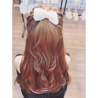 DÂY BUỘC TÓC HÌNH NƠ TRẮNG