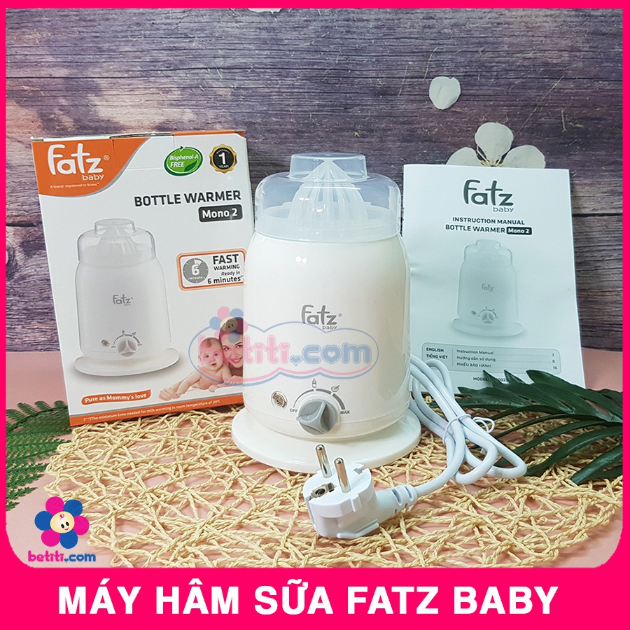 Máy Hâm Sữa 4 Chức Năng Fatz Baby - Mẫu Bao Bì Mới - BH 12 Tháng - 8935302400031